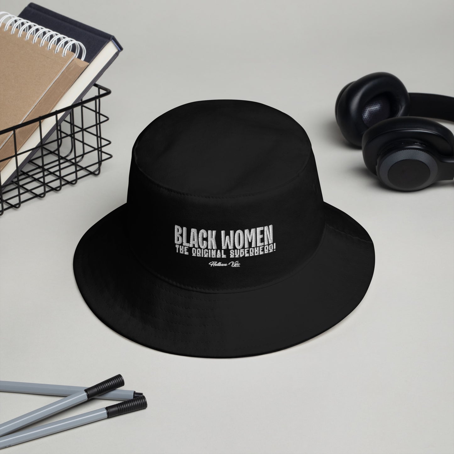 Black Women: The Original Superheroes Bucket Hat