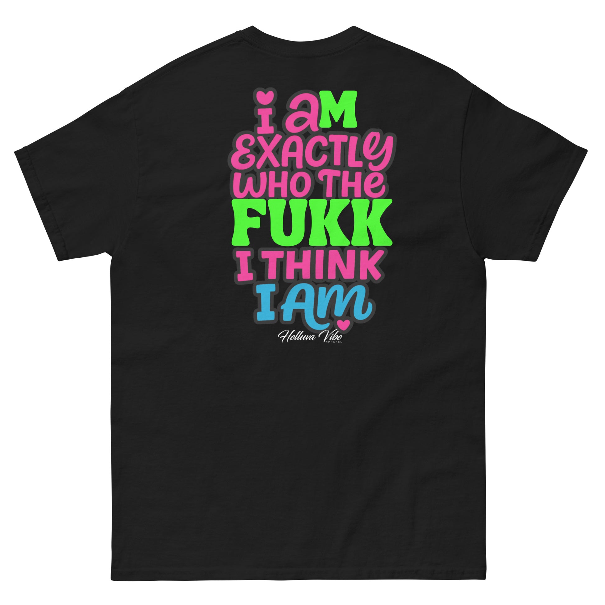 statement t-shirt, graphic tee, unapologetic shirt, bold text shirt, confident women’s fashion, streetwear for women, Black woman owned brand, vibrant graphic tee, attitude shirt, brunch outfit tee, empowerment apparel, Helluva Vibe Apparel.