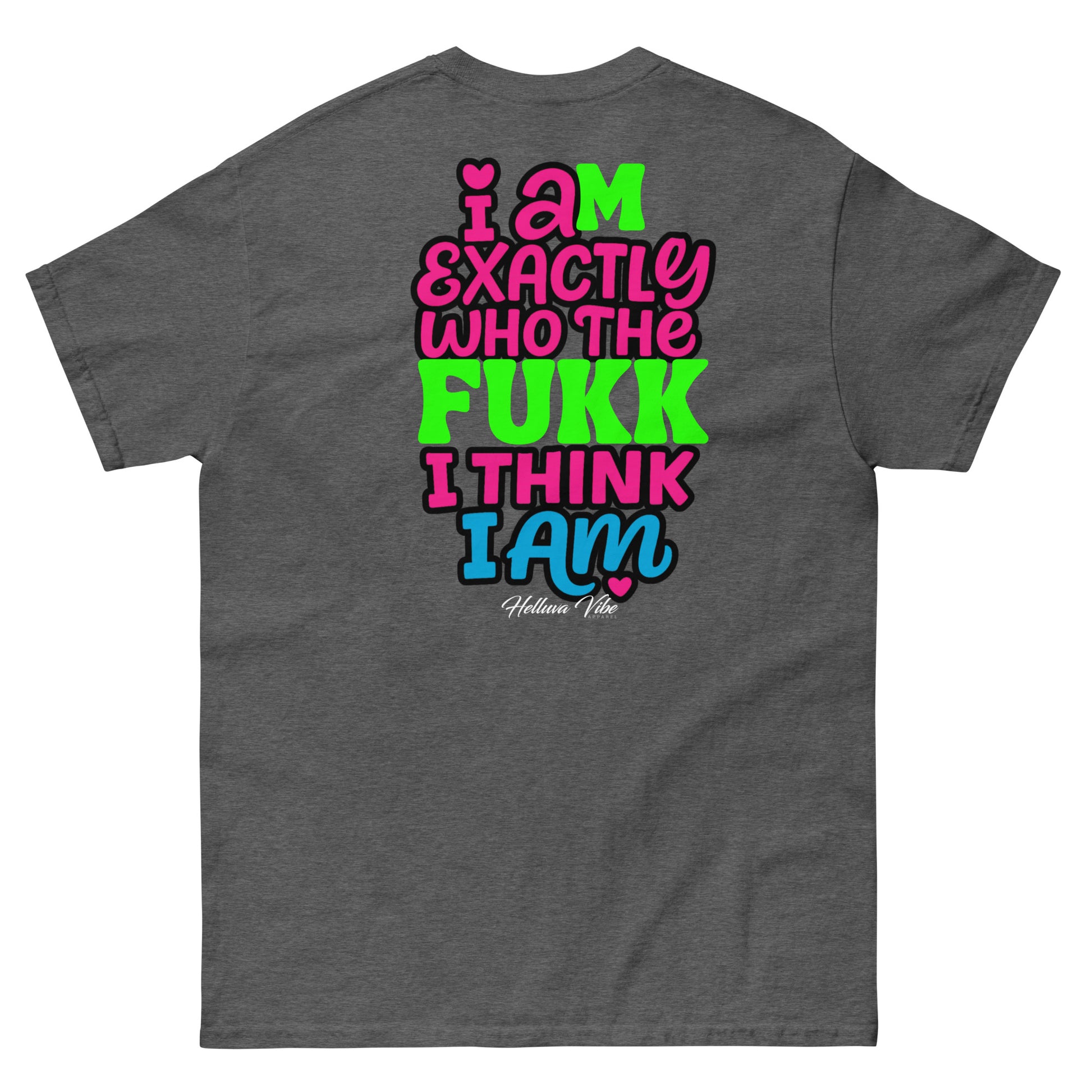 statement t-shirt, graphic tee, unapologetic shirt, bold text shirt, confident women’s fashion, streetwear for women, Black woman owned brand, vibrant graphic tee, attitude shirt, brunch outfit tee, empowerment apparel, Helluva Vibe Apparel.