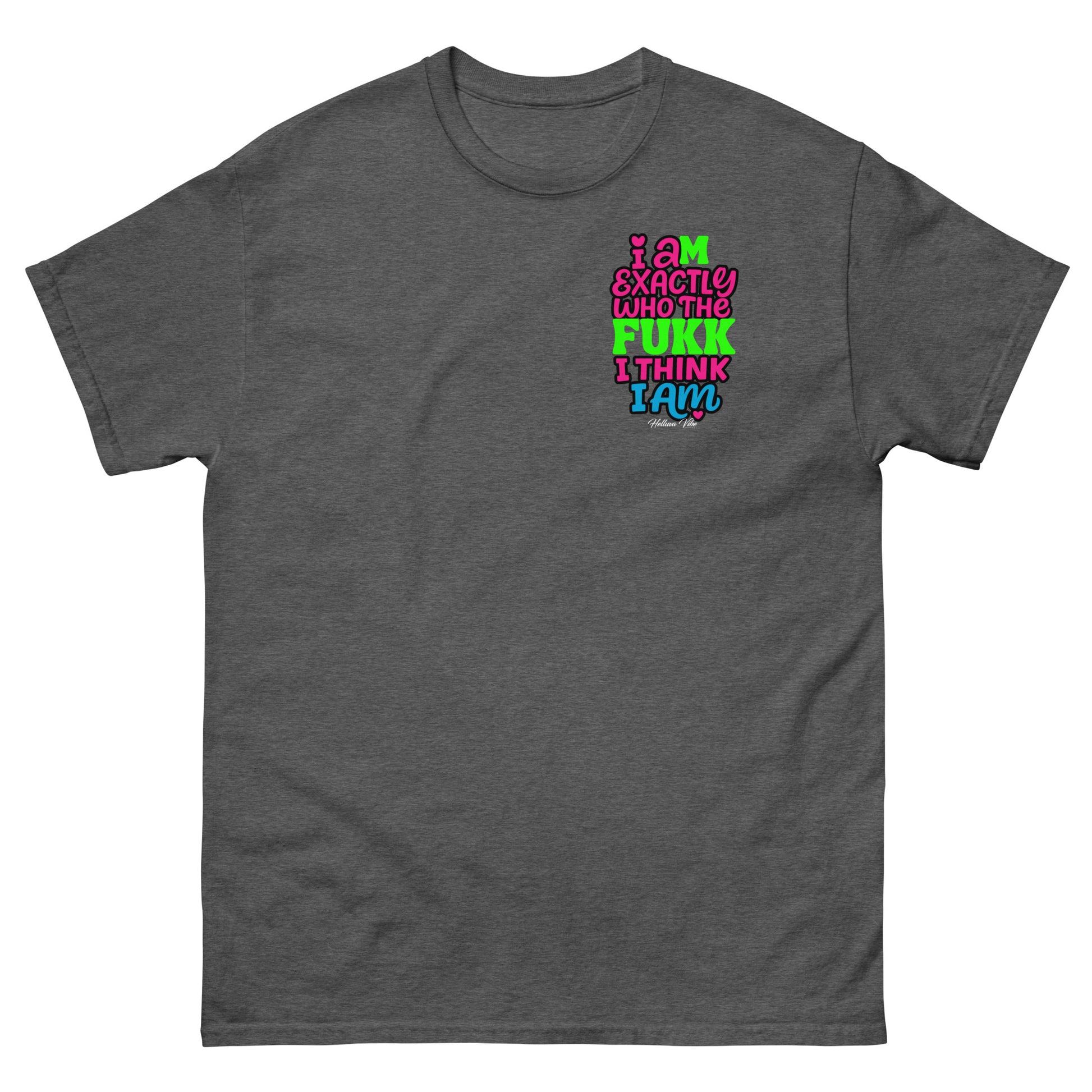 statement t-shirt, graphic tee, unapologetic shirt, bold text shirt, confident women’s fashion, streetwear for women, Black woman owned brand, vibrant graphic tee, attitude shirt, brunch outfit tee, empowerment apparel, Helluva Vibe Apparel.