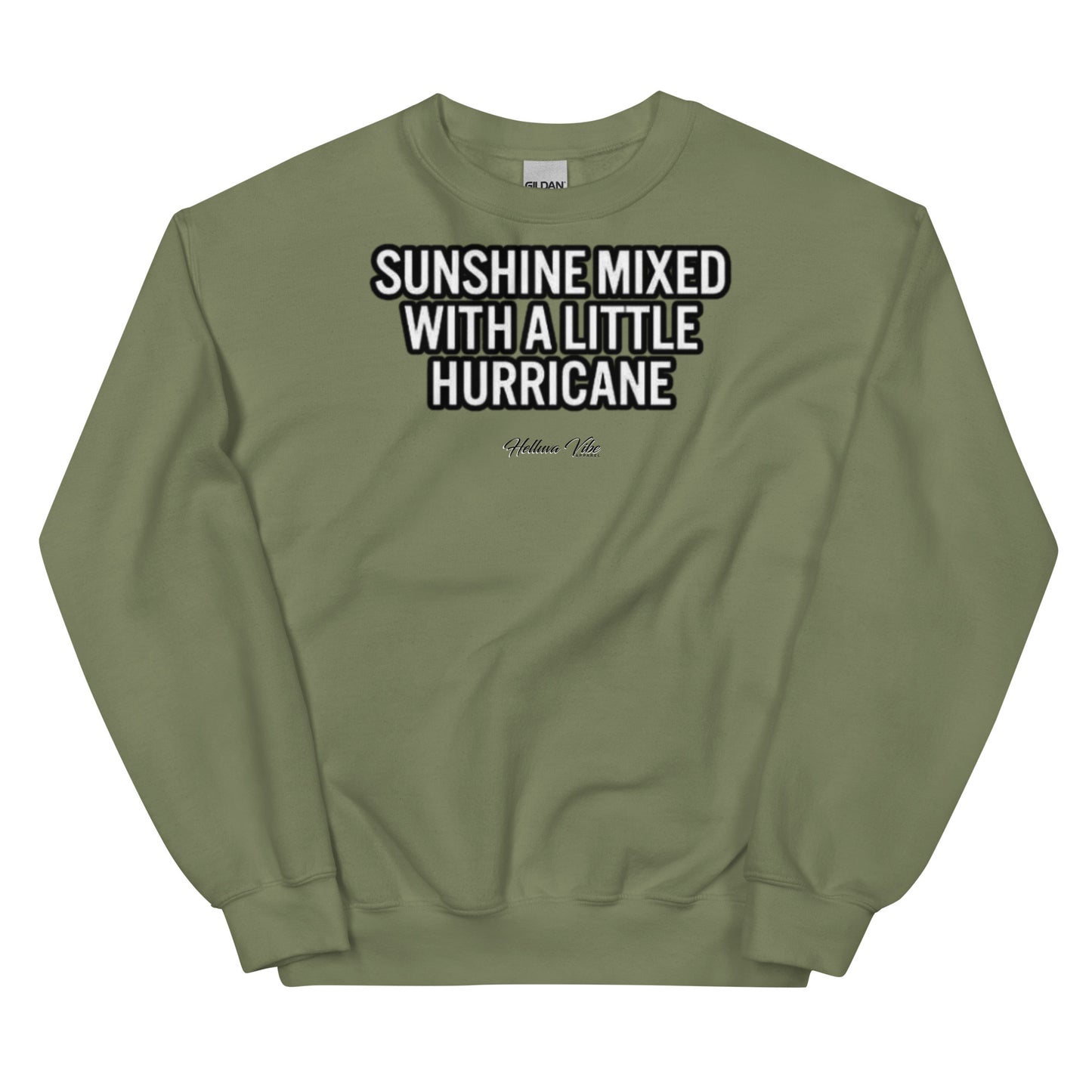 Sunshine Mixed with a Lil Hurricane Crew Neck
