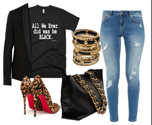 All We Ever Did Was Be Black Tee - Helluva Vibe Apparel