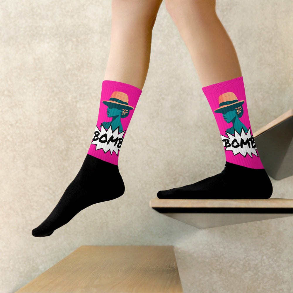 Bomb Pop Art Socks