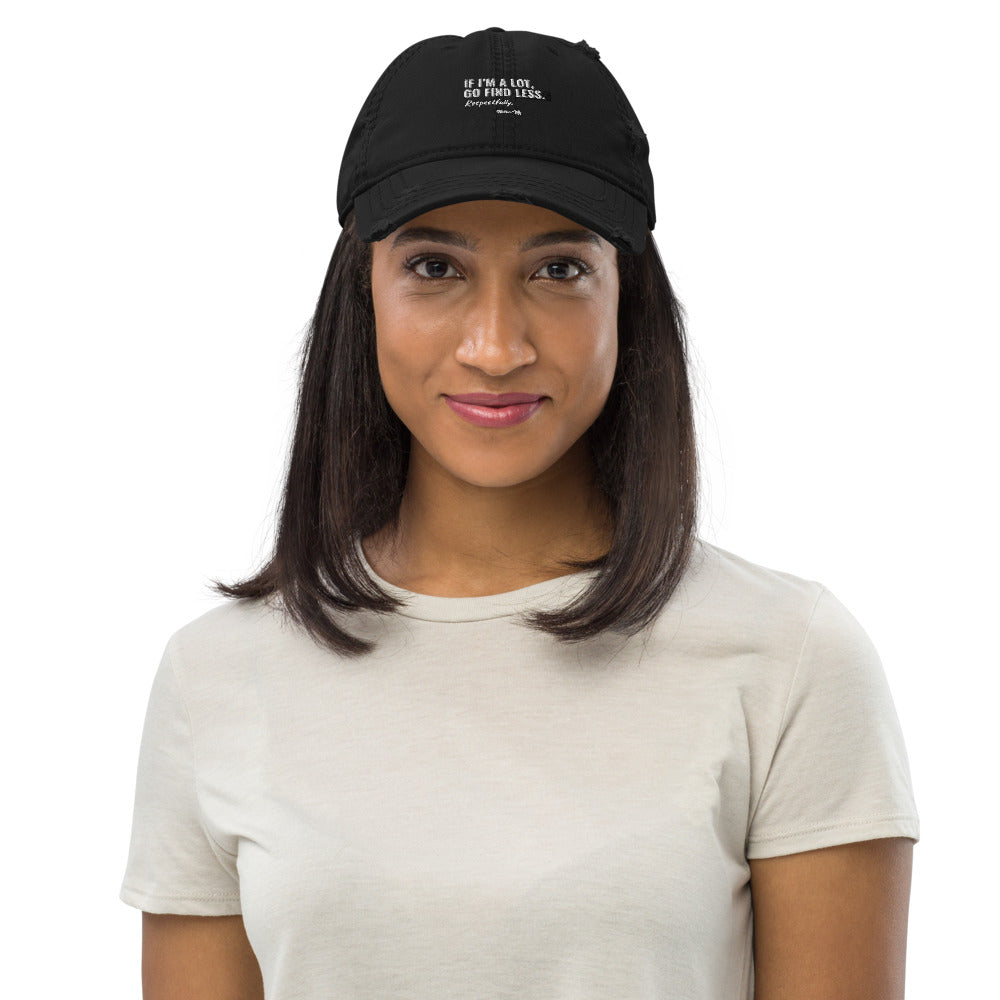 If I’m A Lot Distressed Dad Hat