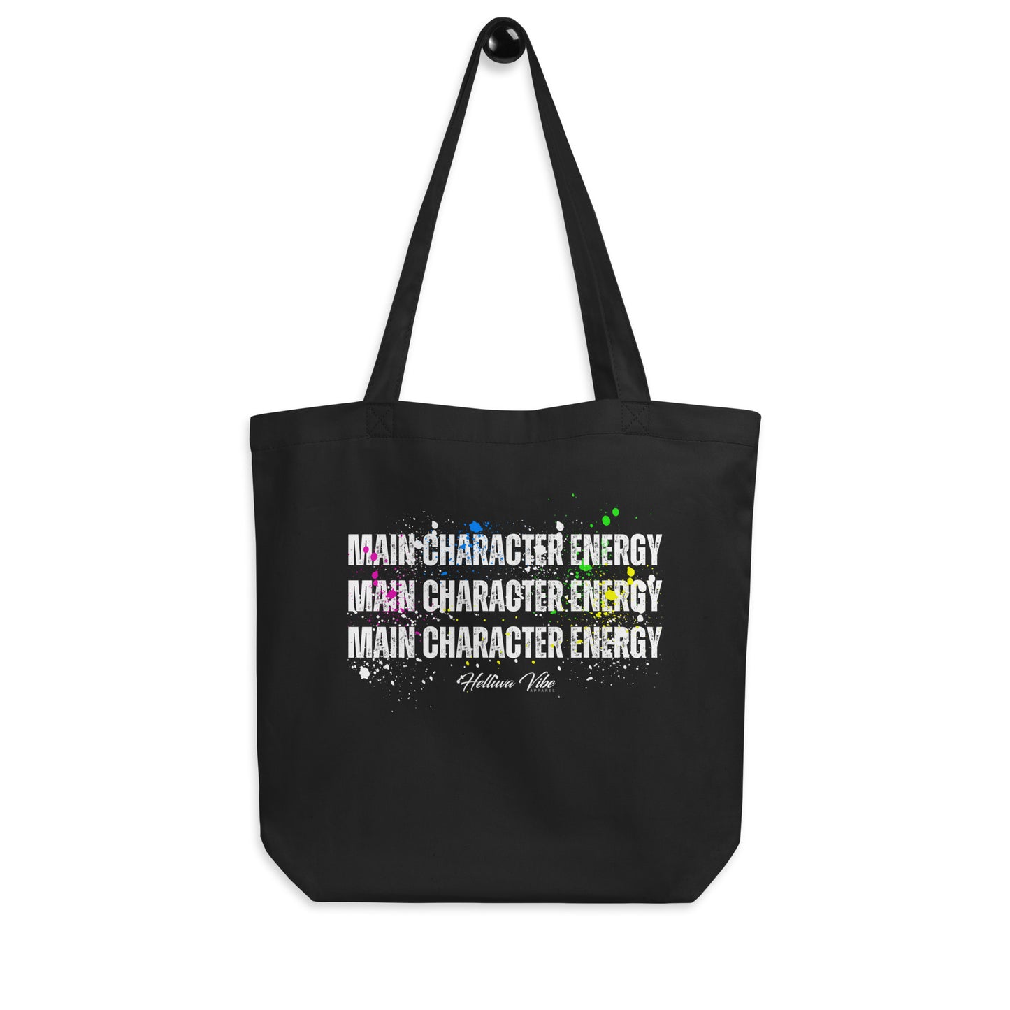 Main Character Eco Black Tote Bag