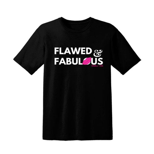 Flawed & Fabulous Bold Logo T-Shirt - Helluva Vibe Apparel