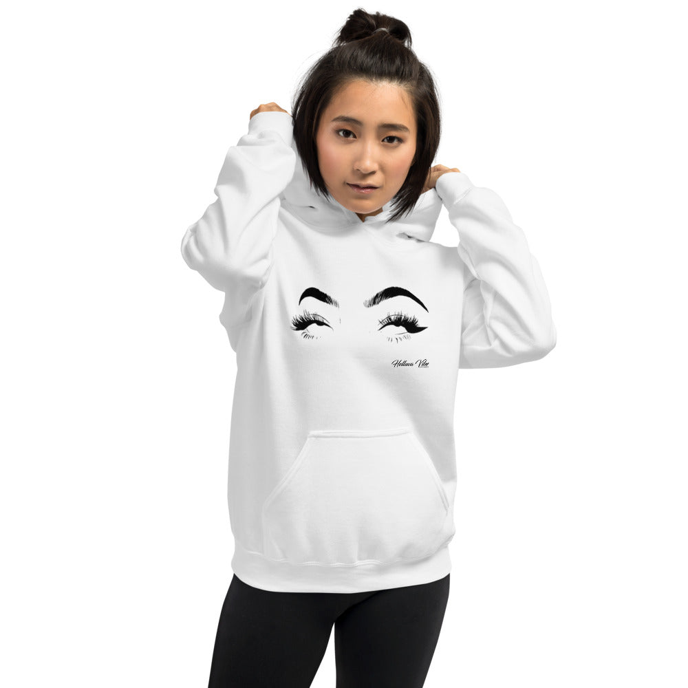 Whatever Women's White Graphic Hoodie - Helluva Vibe Apparel