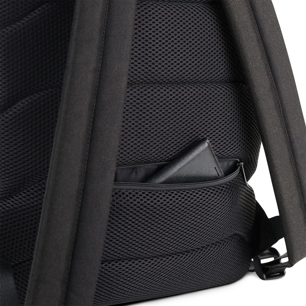 Black Everything Slogan Backpack - Helluva Vibe Apparel