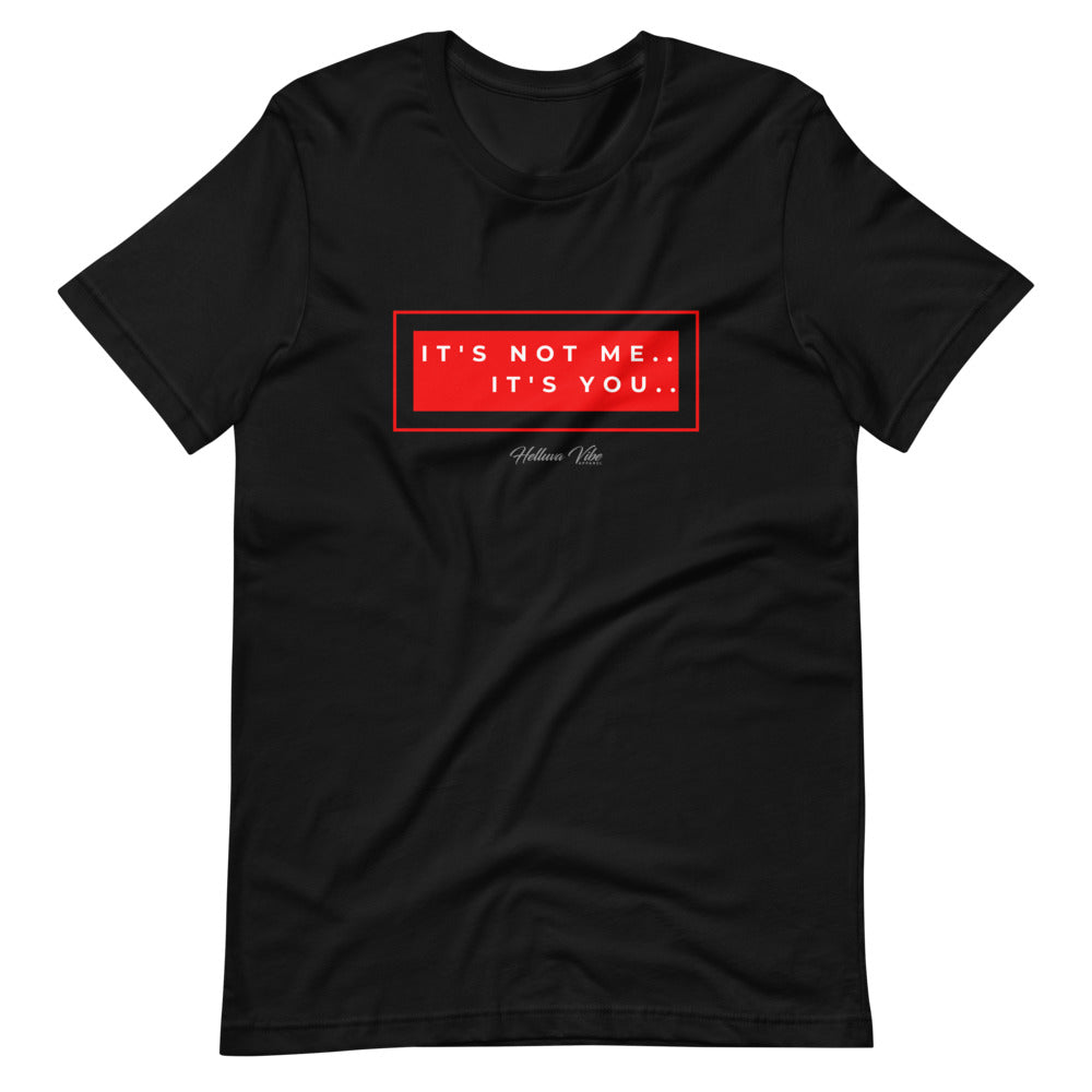 It's Not Me It's You Slogan Tee - Helluva Vibe Apparel