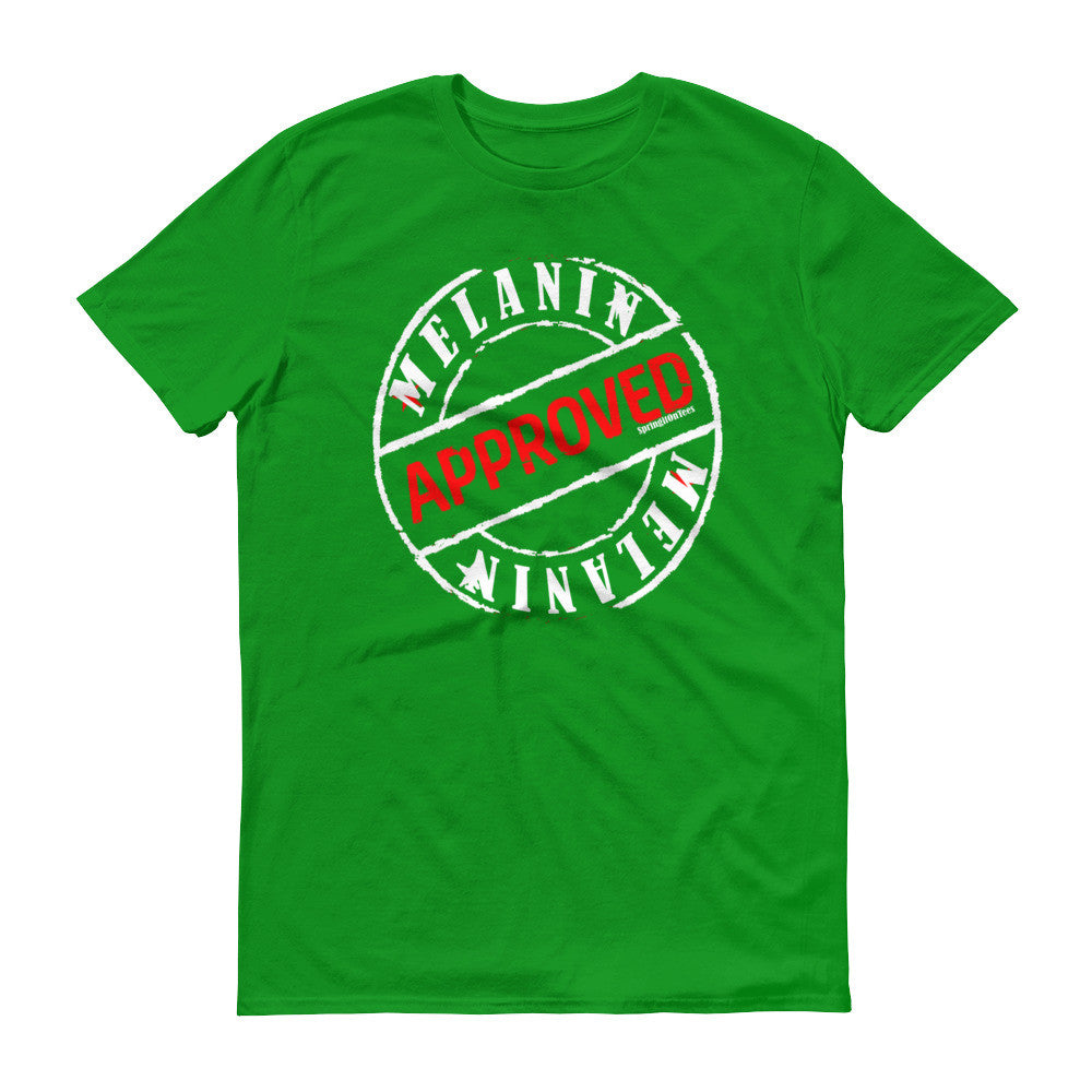 Melanin Approved Vintage Stamp Logo Tshirt - Helluva Vibe Apparel