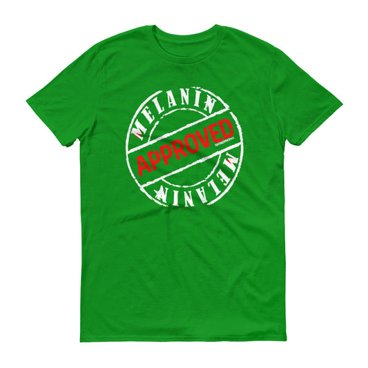 Melanin Approved Vintage Stamp Logo Tshirt - Helluva Vibe Apparel