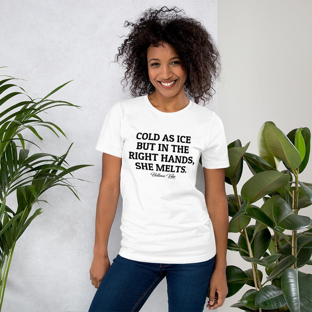 Cold As Ice Logo Tee - Helluva Vibe Apparel