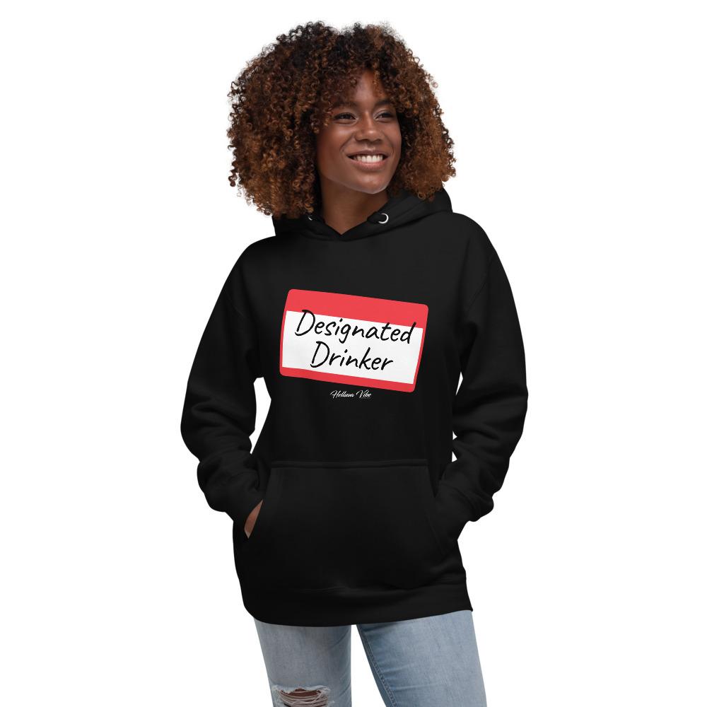 Designated Drinker Unisex Hoodie - Helluva Vibe Apparel