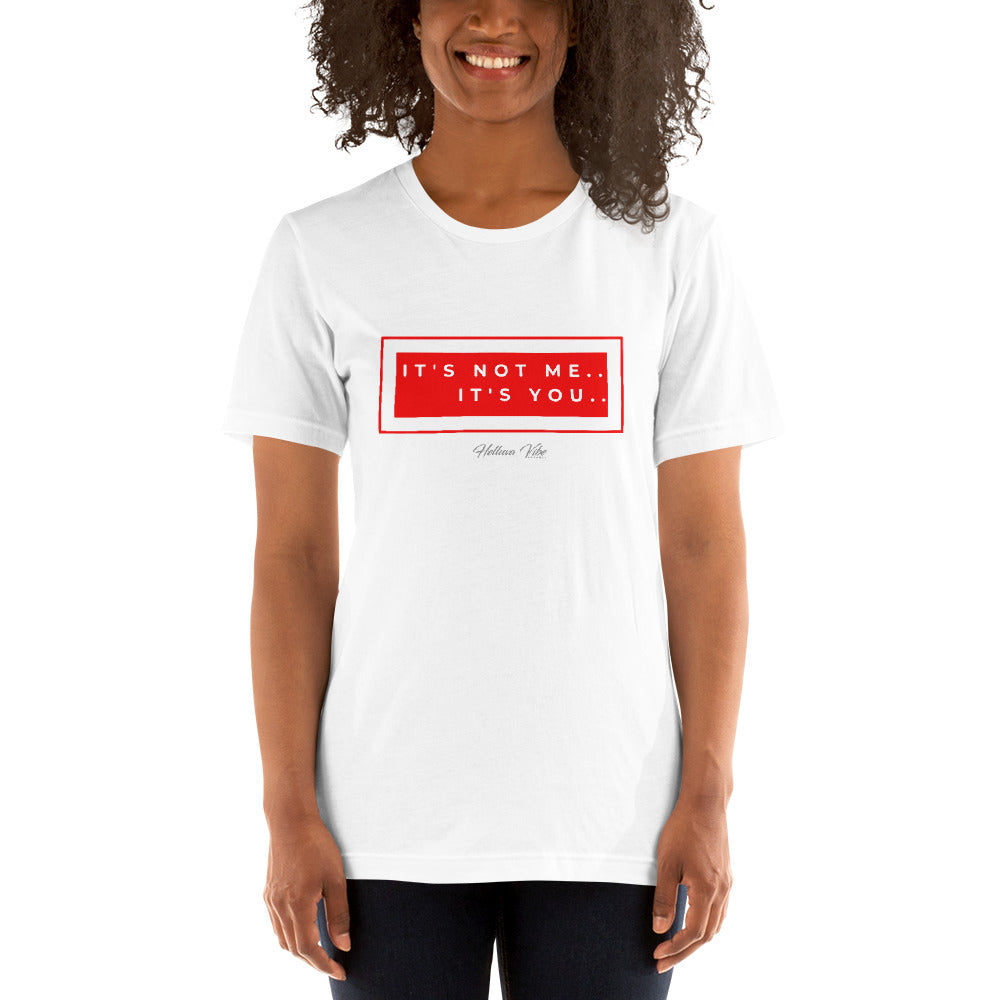 It's Not Me It's You Slogan Tee - Helluva Vibe Apparel