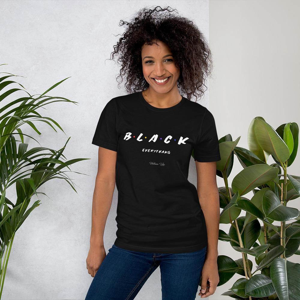 Black Everythang Unisex Tshirt - Helluva Vibe Apparel