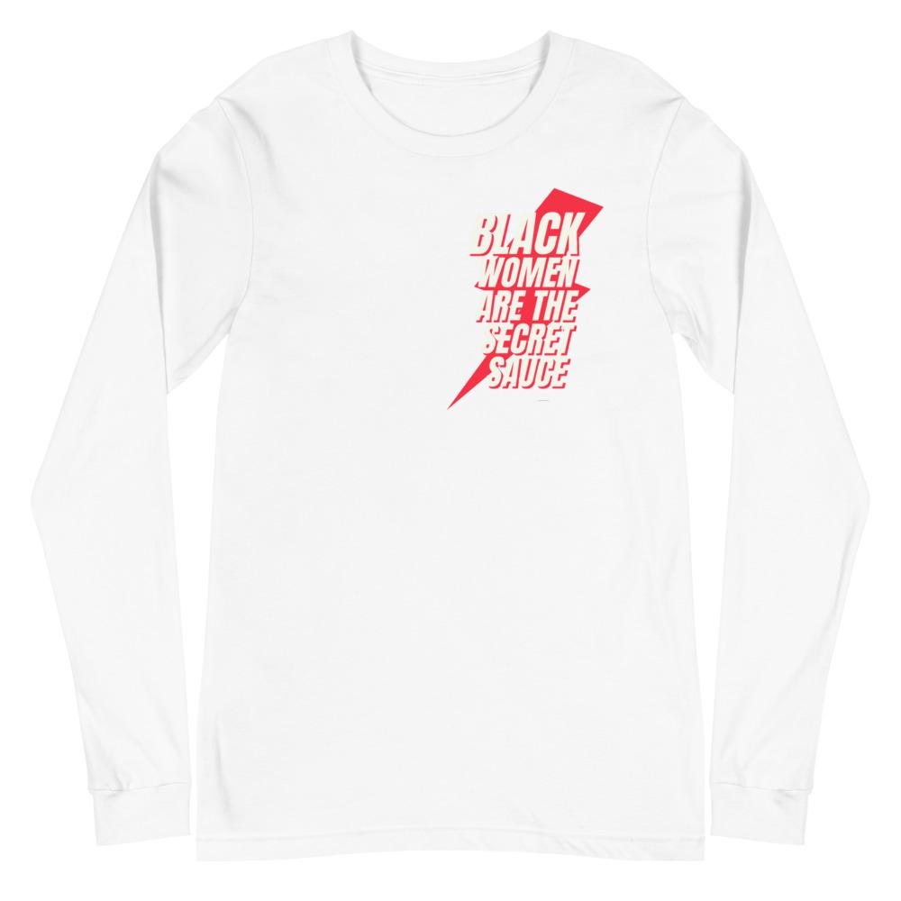Black Women Are the Secret Sauce Long Sleeve Tee - Helluva Vibe Apparel