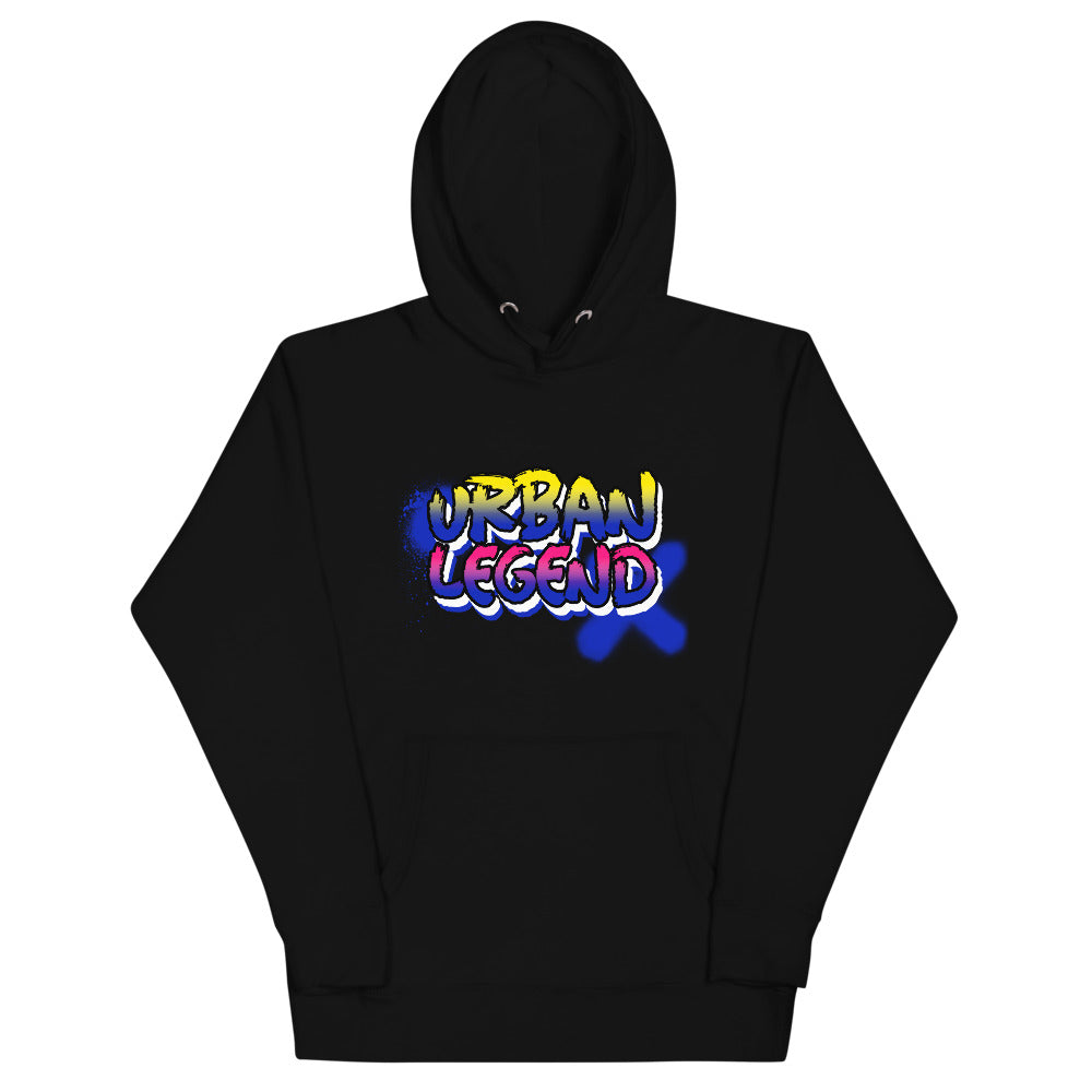 Urban Legend Graffiti Hoodie - Helluva Vibe Apparel