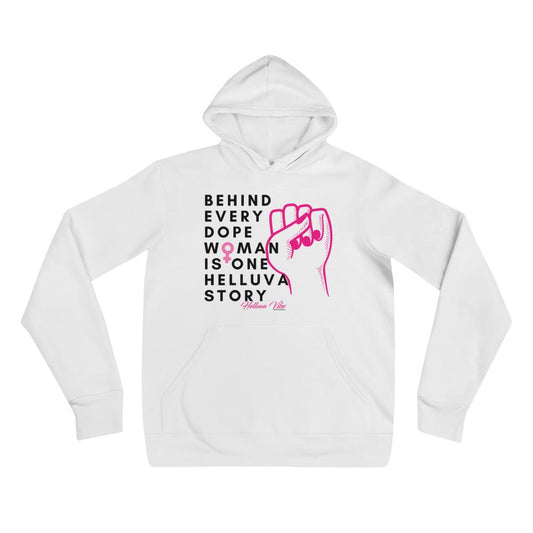 Dope Woman White hoodie - Helluva Vibe Apparel