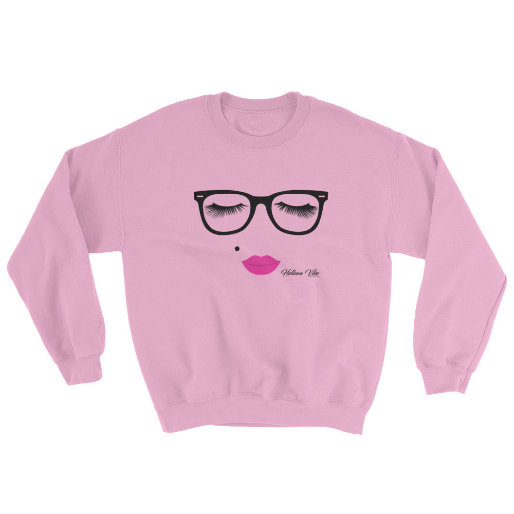 The Pretty Nerd Graphic Sweatshirt - Helluva Vibe Apparel