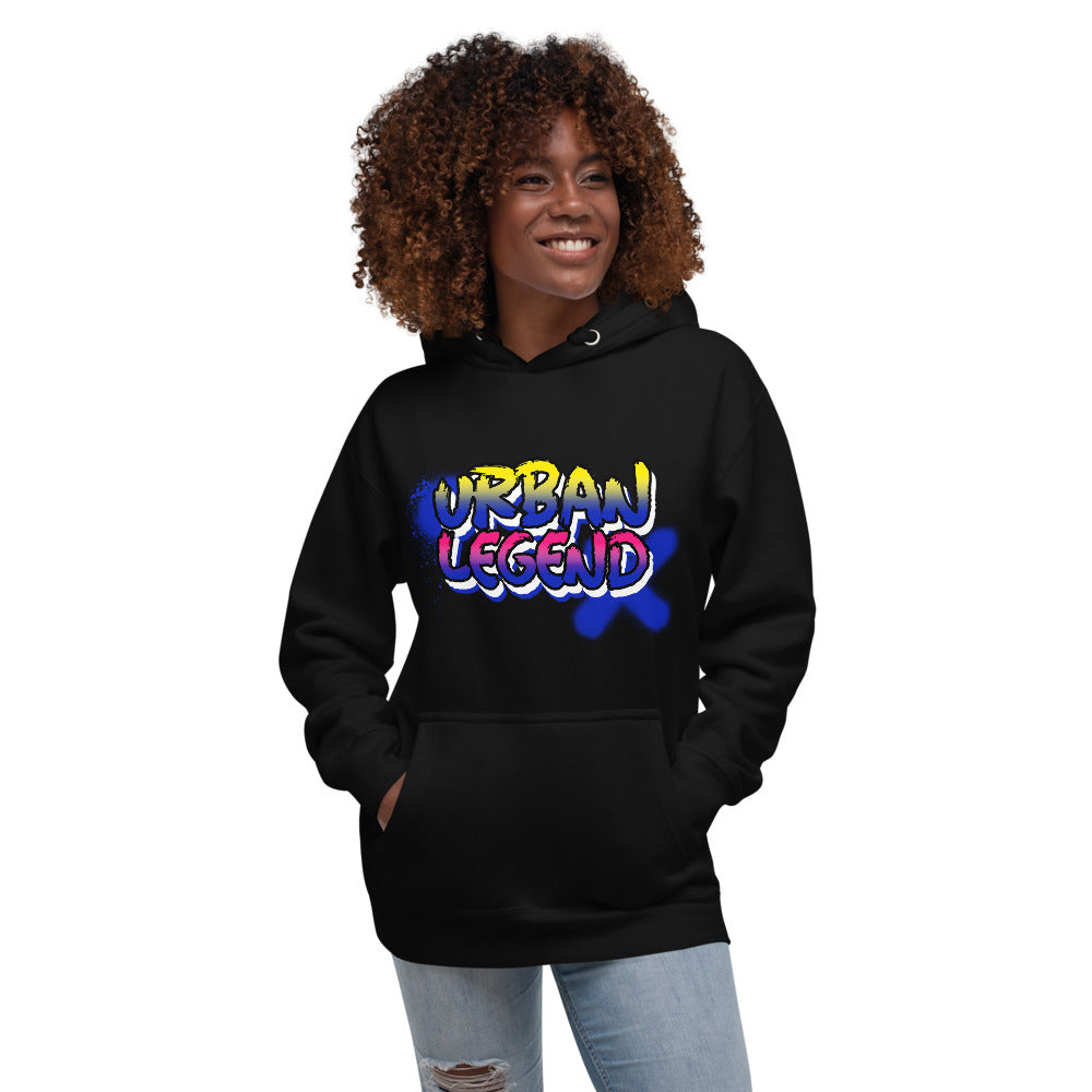 Urban Legend Graffiti Hoodie - Helluva Vibe Apparel