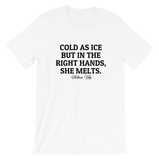 Cold As Ice Logo Tee - Helluva Vibe Apparel