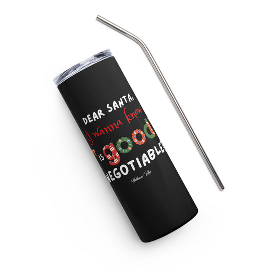 Dear Santa Stainless steel tumbler