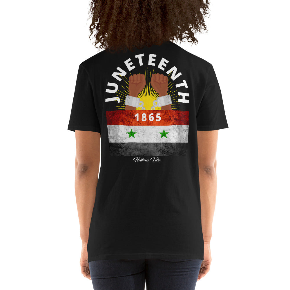 Black Vibes Matter Juneteenth Unisex T-Shirt - Helluva Vibe Apparel