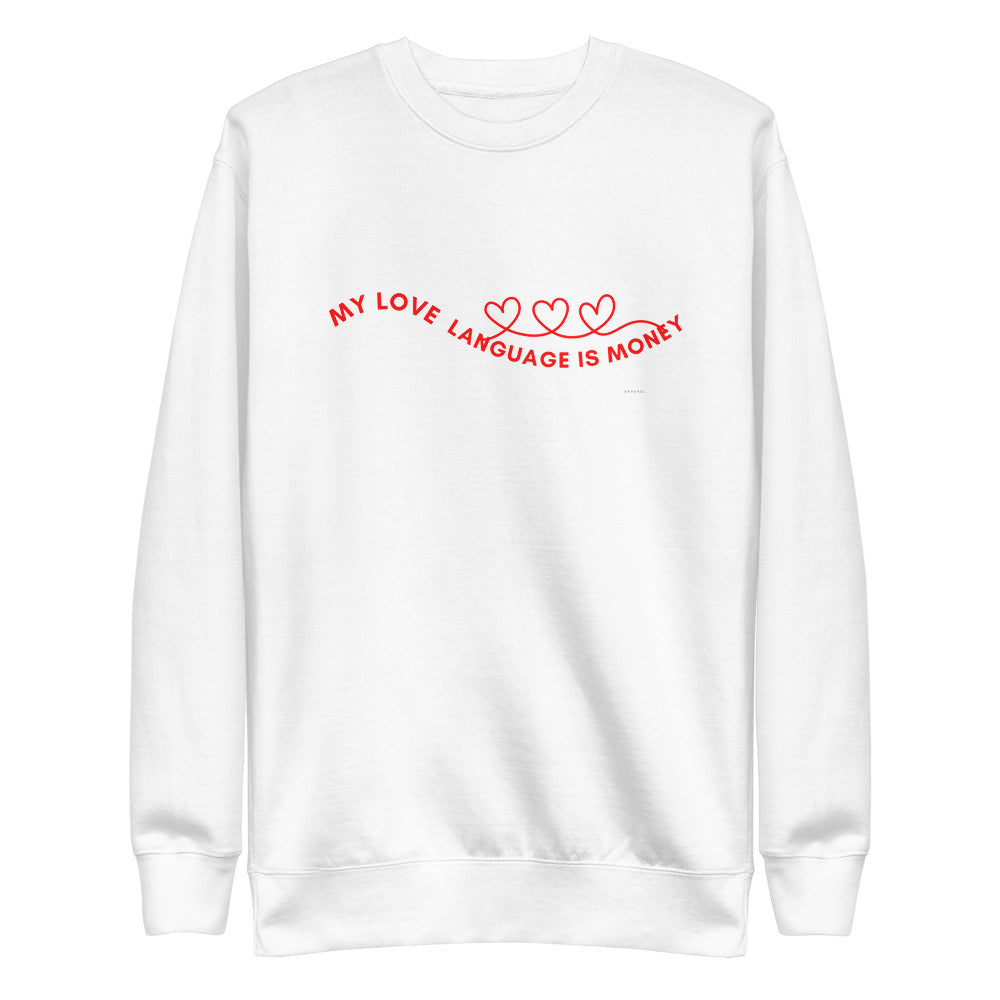 My Love Language Fleece Pullover