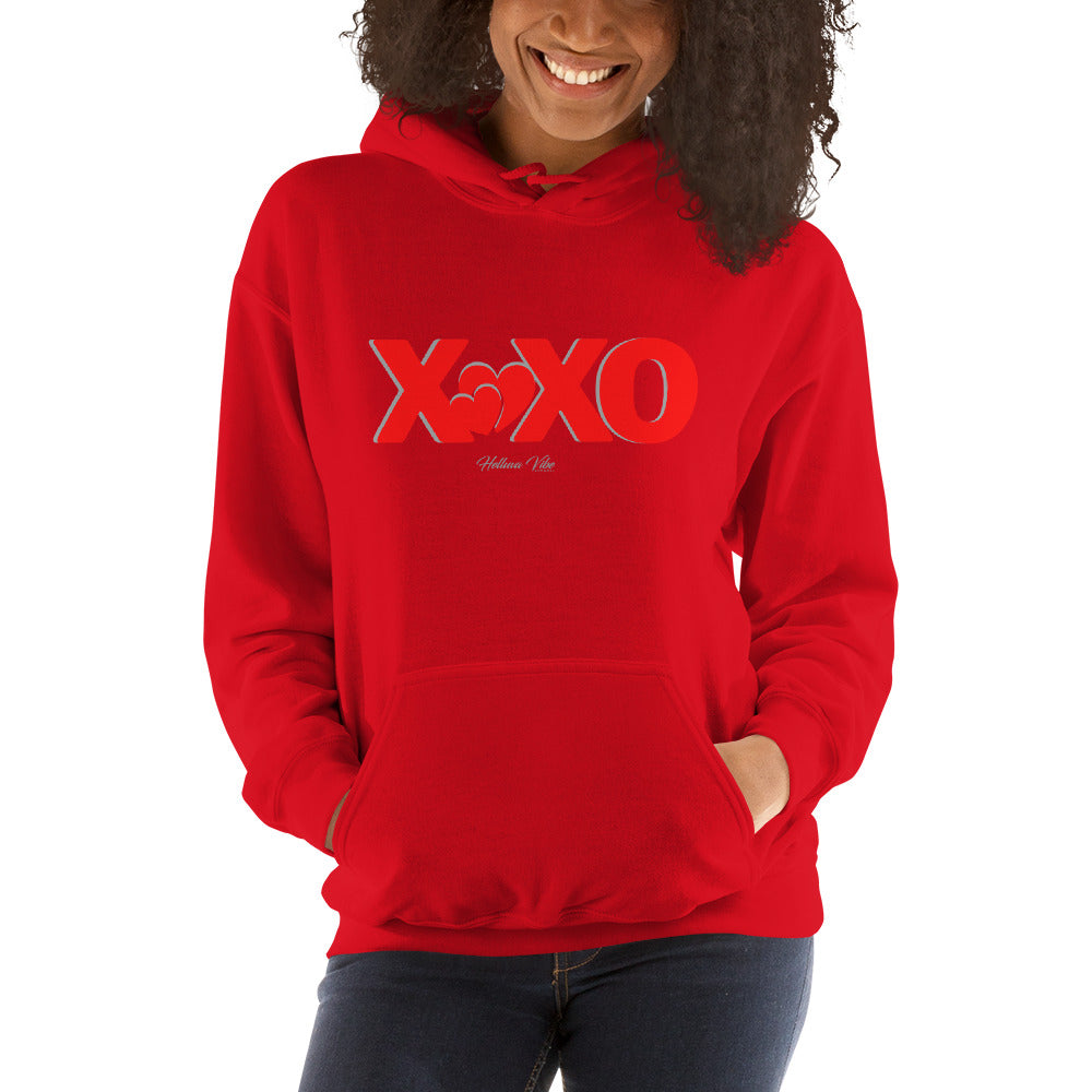 XOXO Hugs Letter Hoodie - Helluva Vibe Apparel