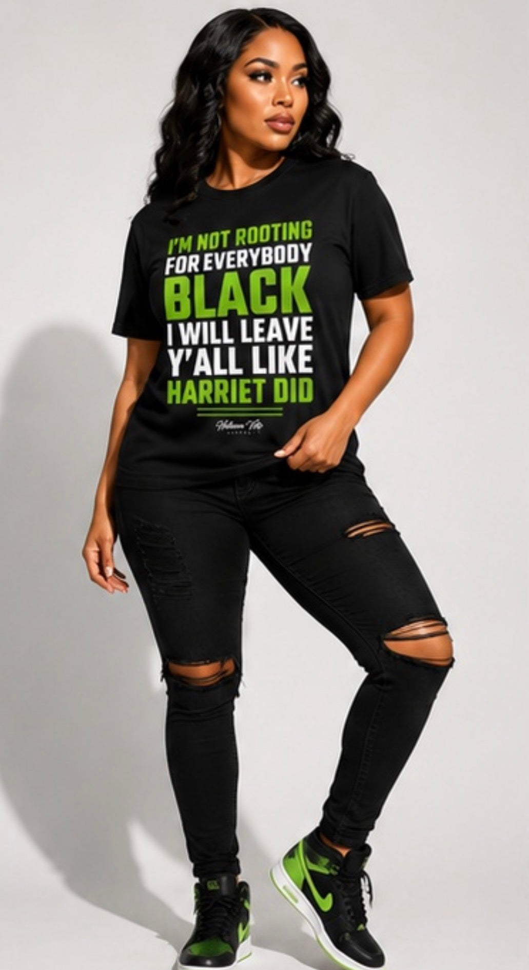 I'm Not Rooting for Everybody Black Graphic T-Shirt
