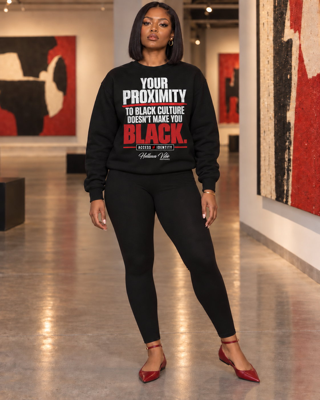 Proximity Ain’t Identity Crewneck Sweatshirt