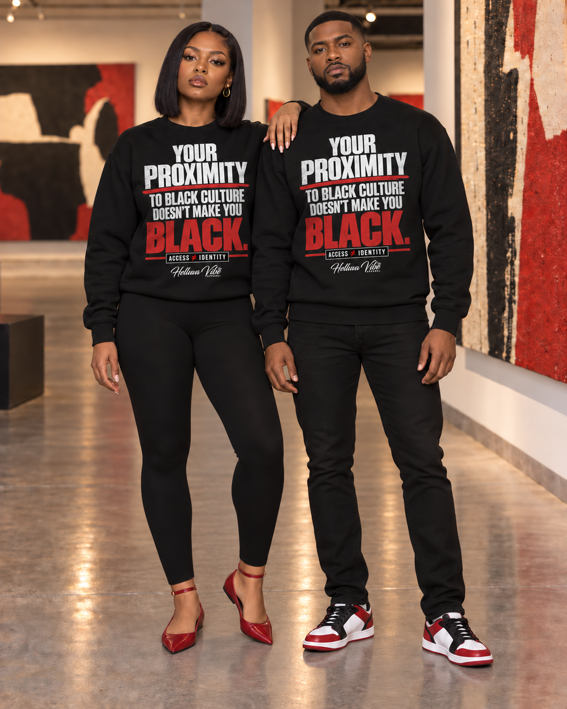 Proximity Ain’t Identity Crewneck Sweatshirt