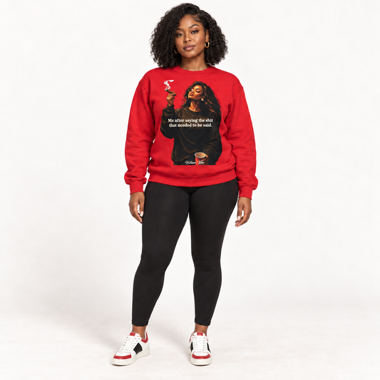 After Saying What Needed To Be Said Meme Crewneck