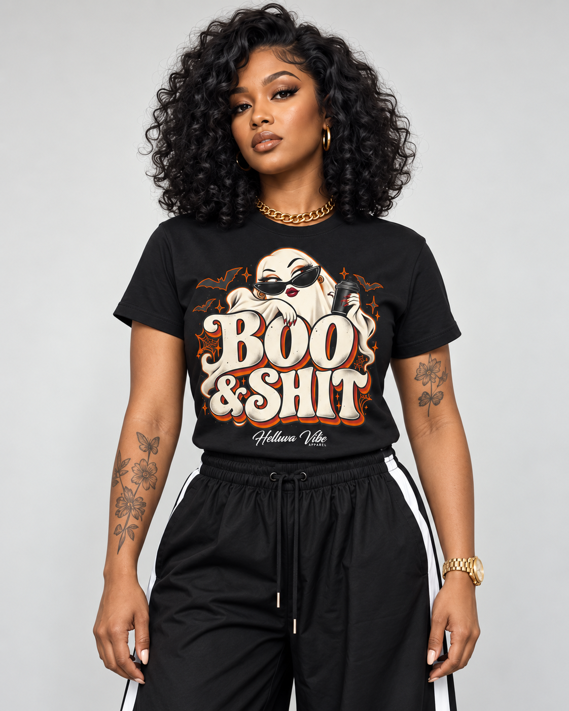 Boo & Sh** Halloween Graphic Tee