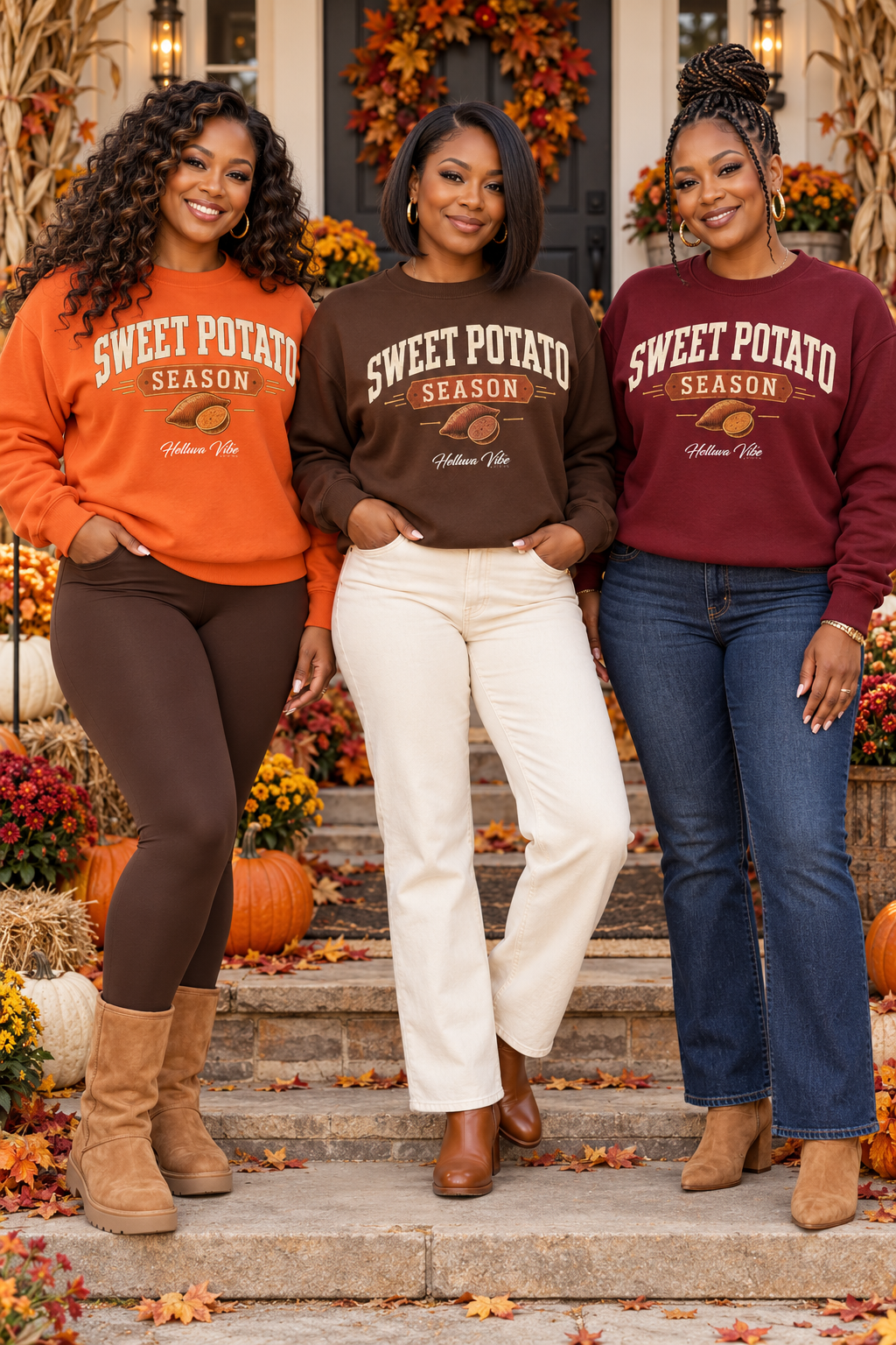 Sweet Potato Season Crewneck