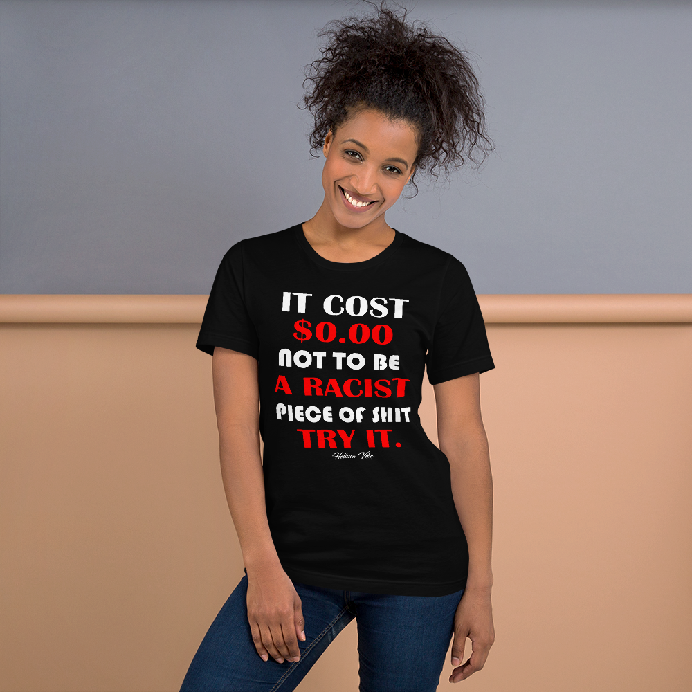 It Cost You Nothing Black Graphic Tee - Helluva Vibe Apparel