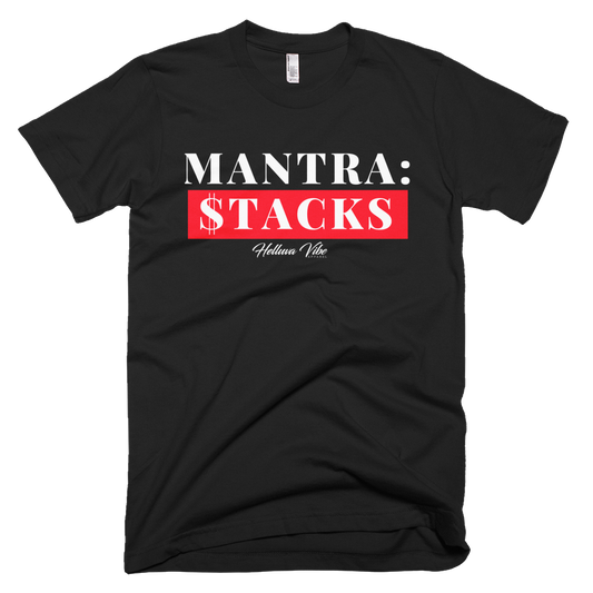 Mantra Short-Sleeve Black T-Shirt - Helluva Vibe Apparel
