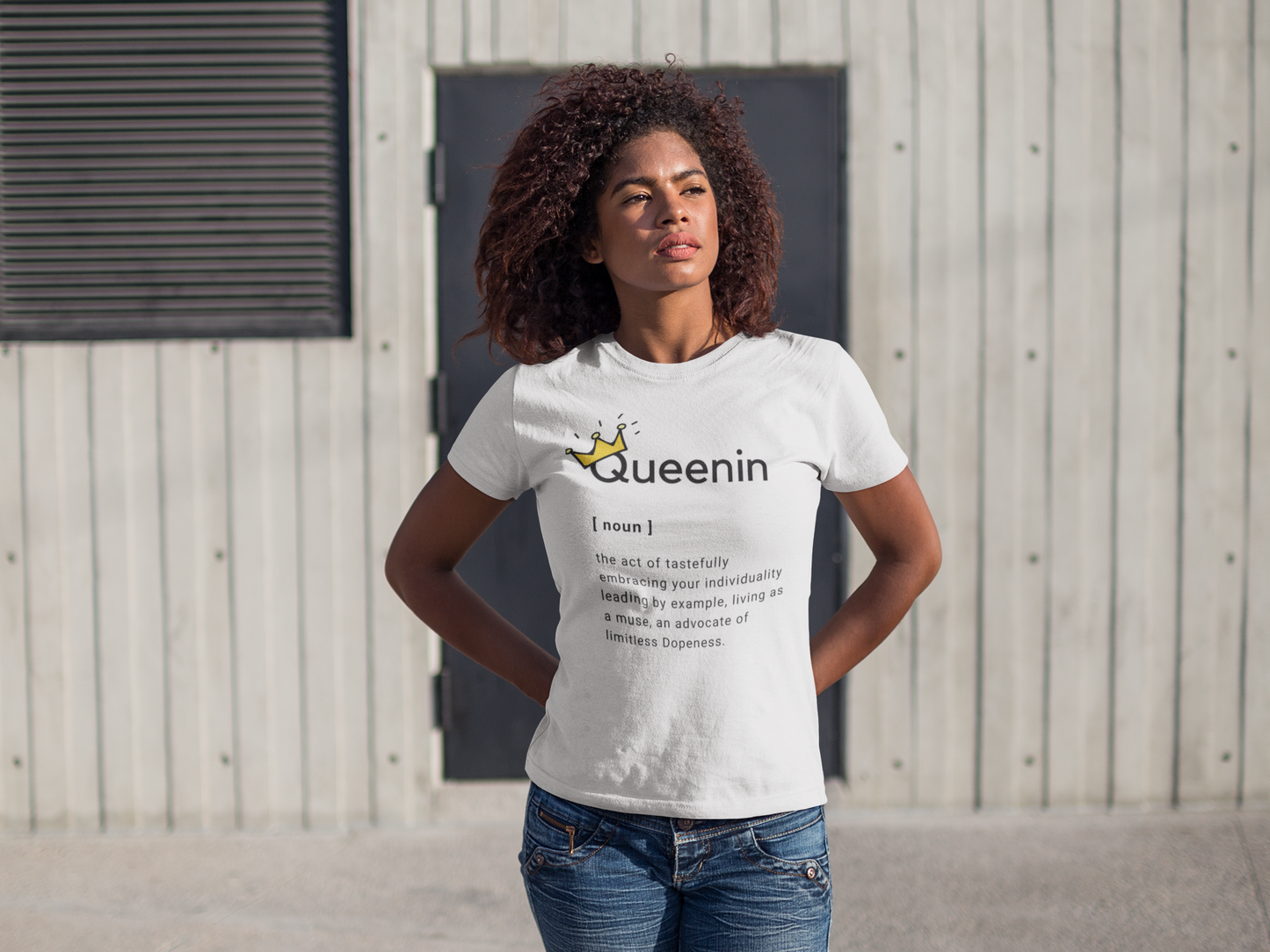Queenin Definition T-Shirt - Helluva Vibe Apparel
