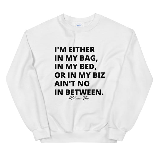 No In Between Graphic Sweatshirt - Helluva Vibe Apparel