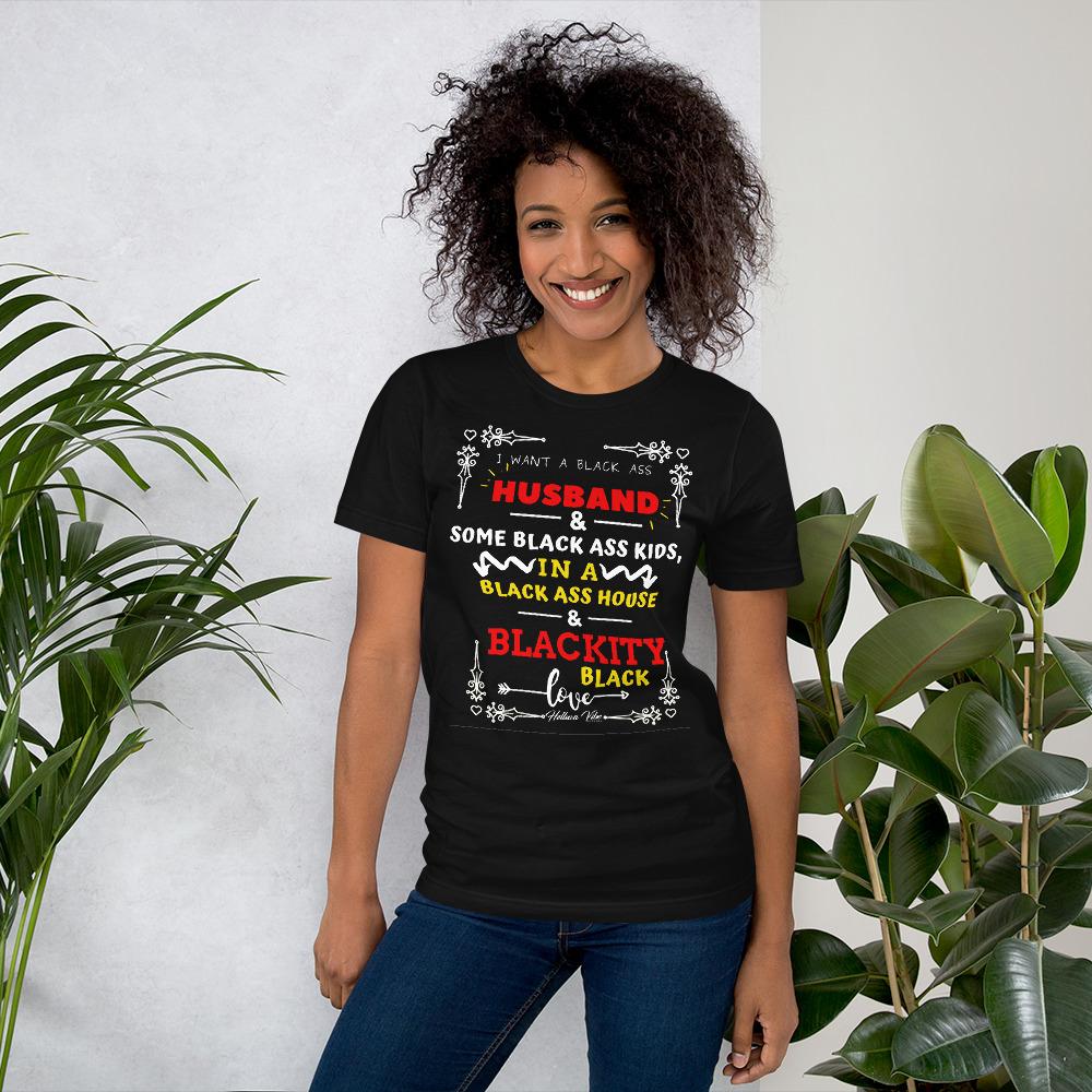 Blackity Black Love Slogan Tee- Women - Helluva Vibe Apparel