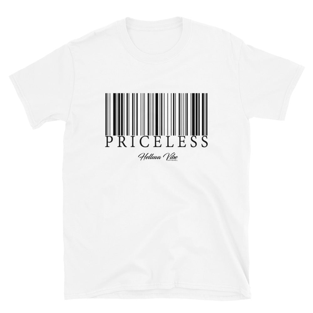 Princeless Barcode - White Tee - Helluva Vibe Apparel