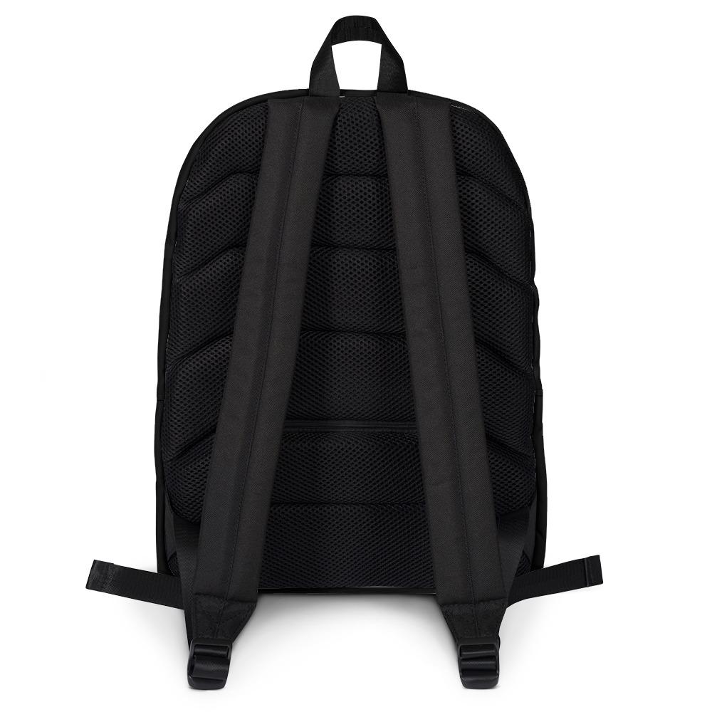 Black Everything Slogan Backpack - Helluva Vibe Apparel