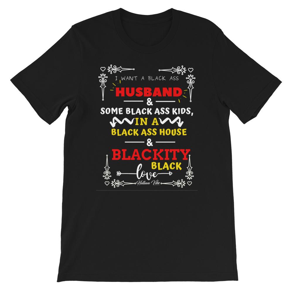 Blackity Black Love Slogan Tee- Women - Helluva Vibe Apparel