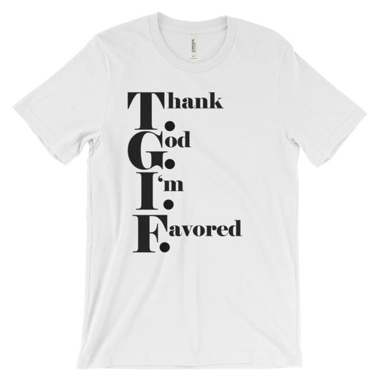 T.G.I.F. Unisex Short Sleeve t-shirt - Helluva Vibe Apparel