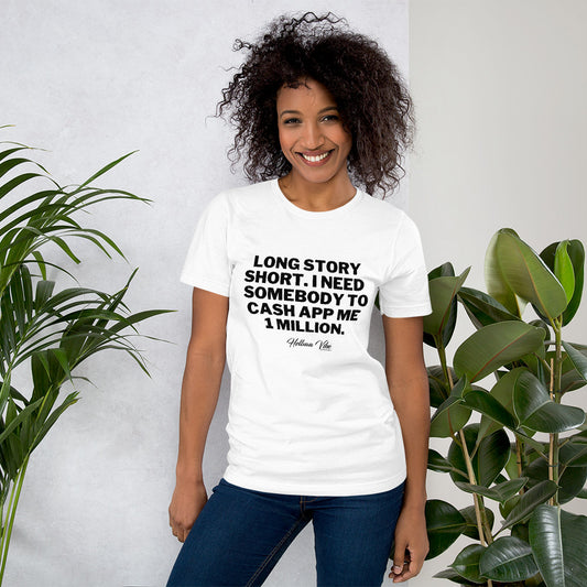 Long Story Short Slogan T-Shirt - Helluva Vibe Apparel