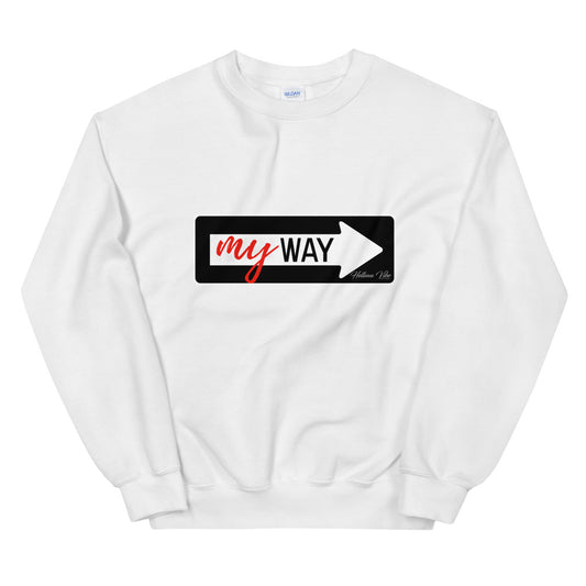 My Way Graphic Print Sweatshirt - Helluva Vibe Apparel