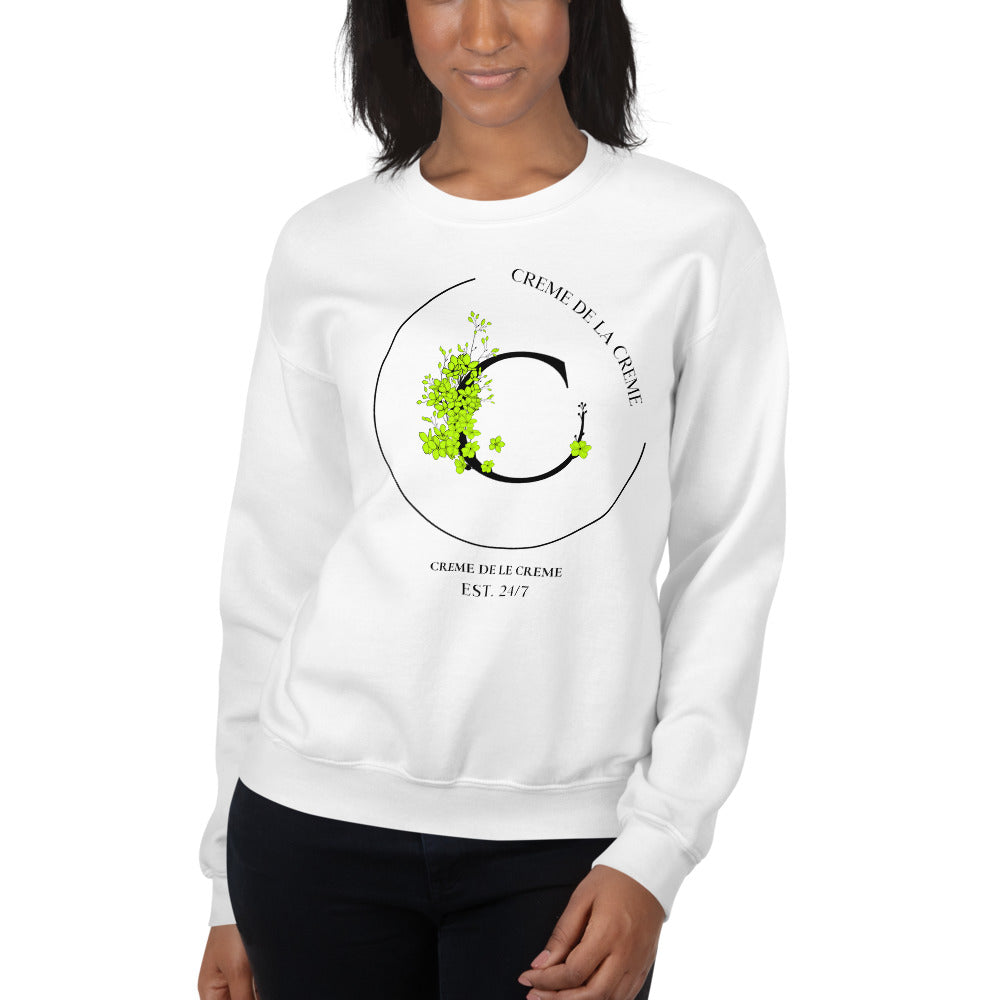 Creme De La Creme Graphic Sweatshirt - Helluva Vibe Apparel