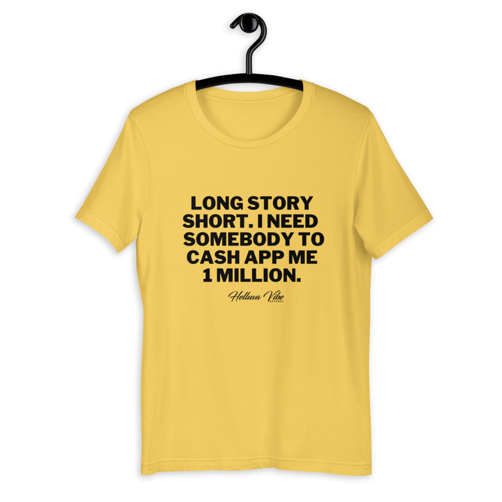 Long Story Short Slogan T-Shirt - Helluva Vibe Apparel