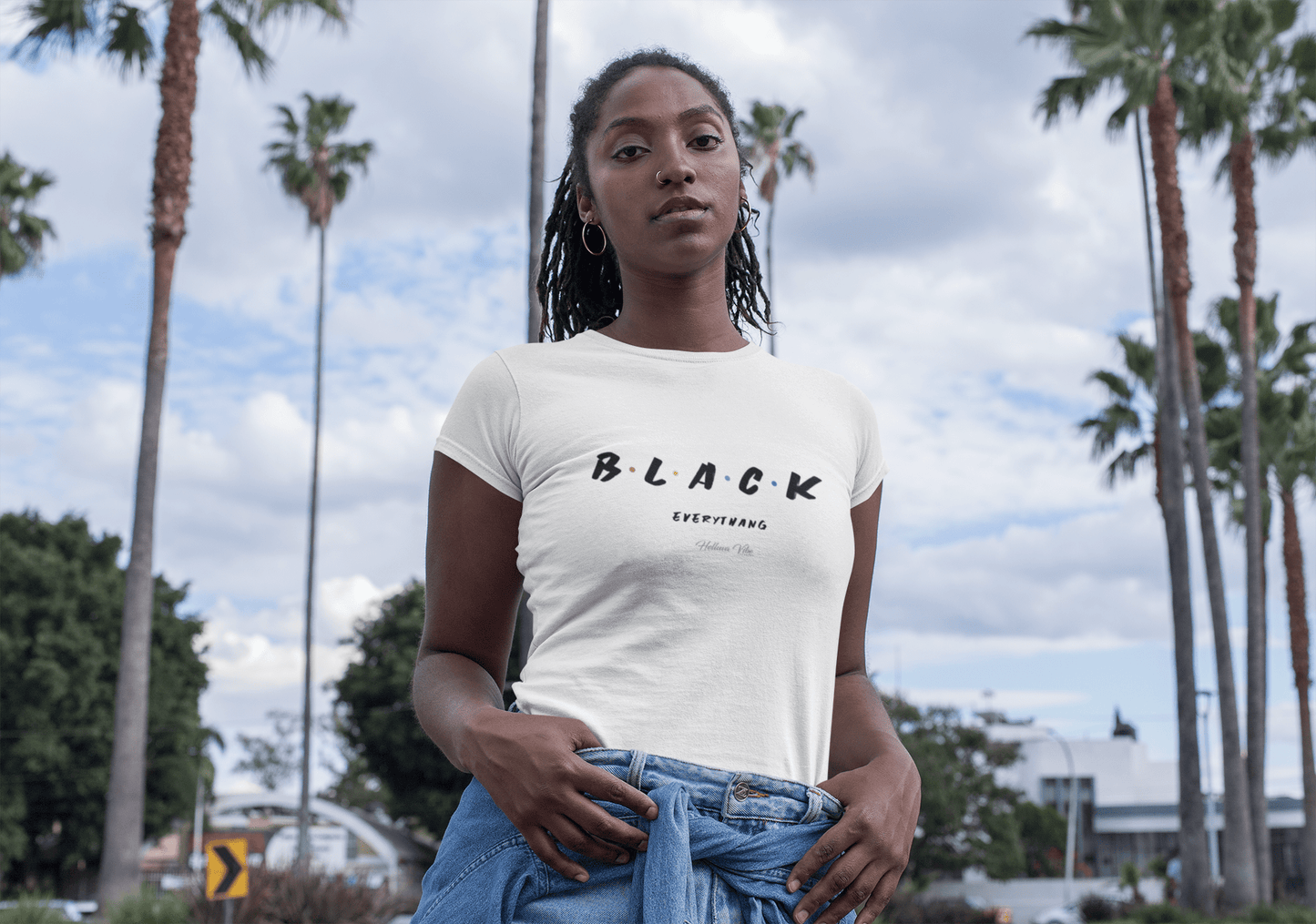 Black Everythang Unisex Tshirt - Helluva Vibe Apparel