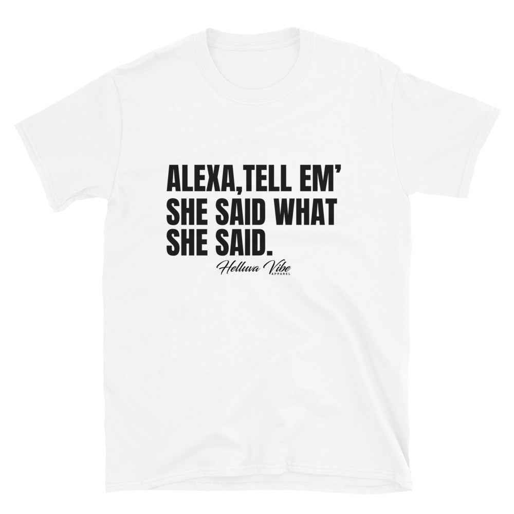 She Said What She Said T-shirt - Helluva Vibe Apparel
